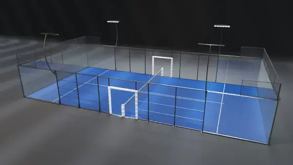 Panoramic RC 10 MejorSet court installed at an outdoor sports facility